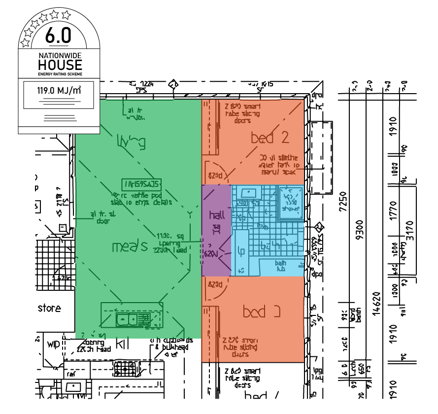 NatHERS Assessment Diagram AEEC